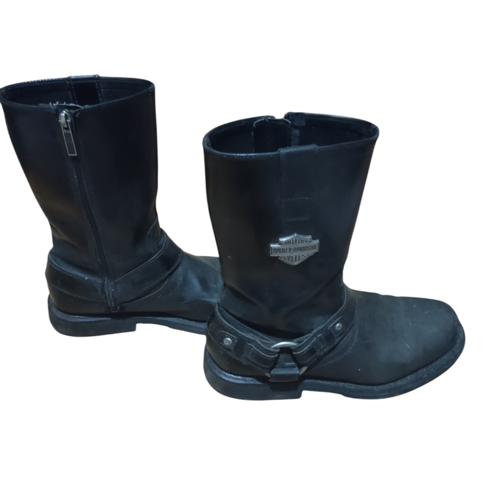 Harley-Davidson zip up boots 8.5